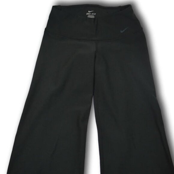 Nike Black Dri-Fit Crop Pants S - Picture 2 of 3